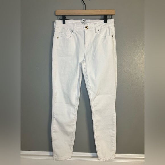 Pistola Jennifer Oslo White High Waisted Skinny Jeans, Size 27 - Picture 2 of 8